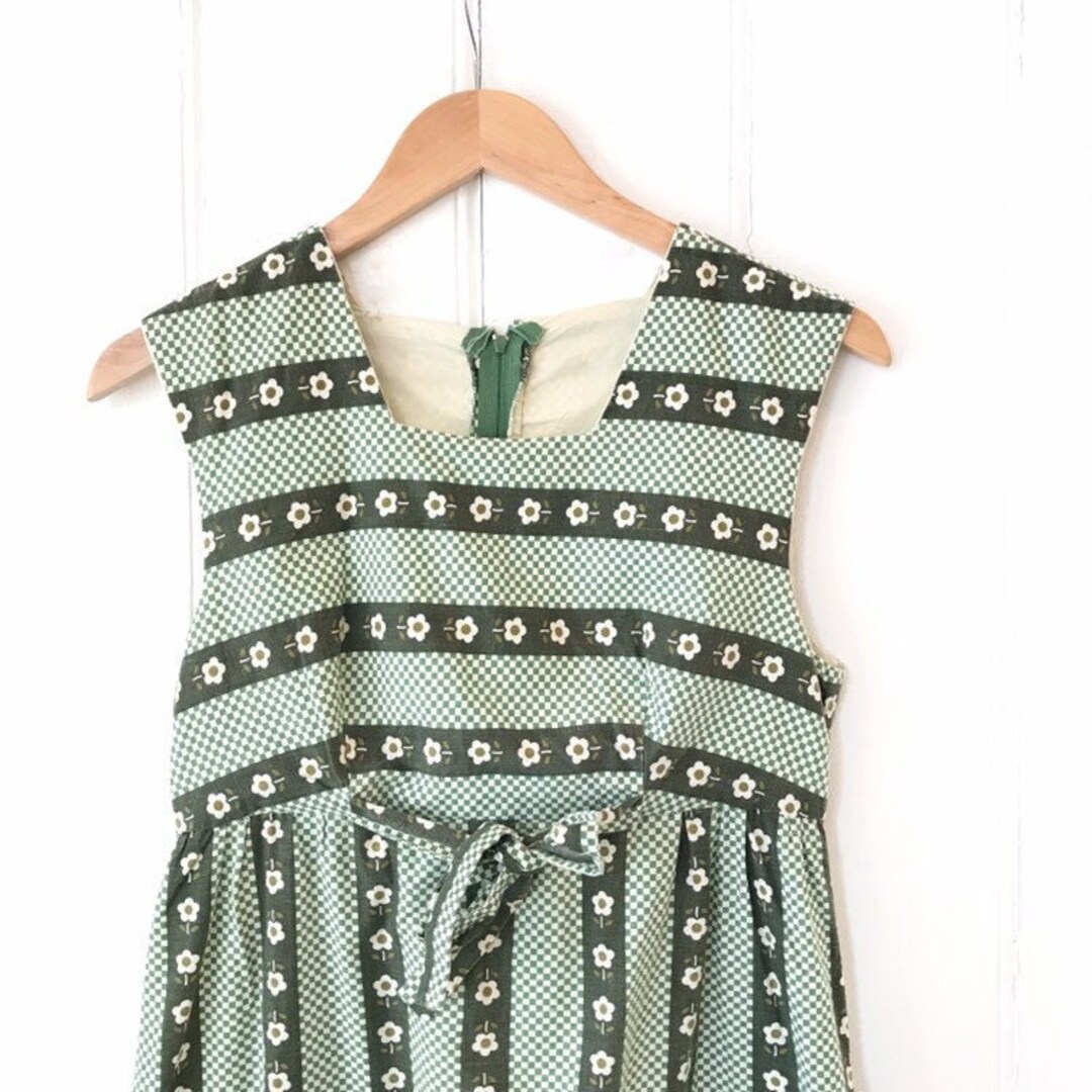 Handmade Vintage Cotton Dress Etsy