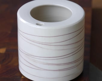 Handmade Ceramic Take-out Coffee Cup, Wheel Thrown To-Go Cup,  Modern Coffee Mug, Gift for Coffee Lovers