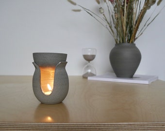 Handgefertigtes Keramik Öl und Wachs Brenner | Geschenk für Sie | Home Design Essential | Wohndekor