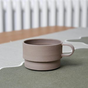 Handmade Ceramic Mug, Wheel Thrown, Perfect for that Macchiato, British Crafted Mug Design