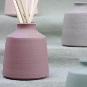 Handmade Ceramic Reed Diffuser, 150ml, Bottle Bud Vase, Luxury Home Decor
