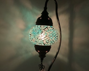 Fast & Free Shipping Hand Made Turkish Mosaic Swan lamp by Lady Ocean Mislina Australia - Licensed by Fair Trading