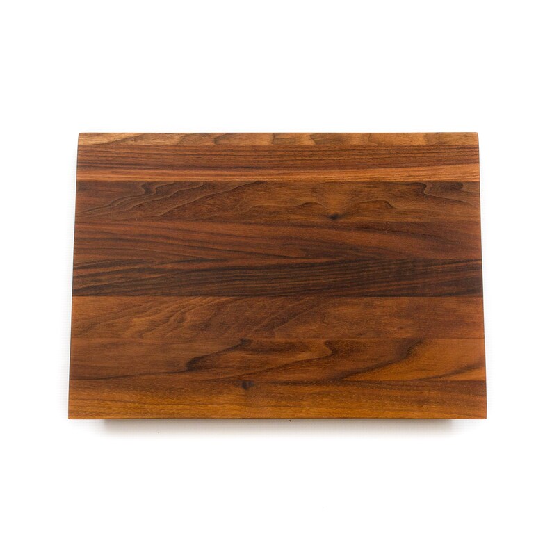 Tabla de cortar madera de nogal tablero de servicio madera Etsy