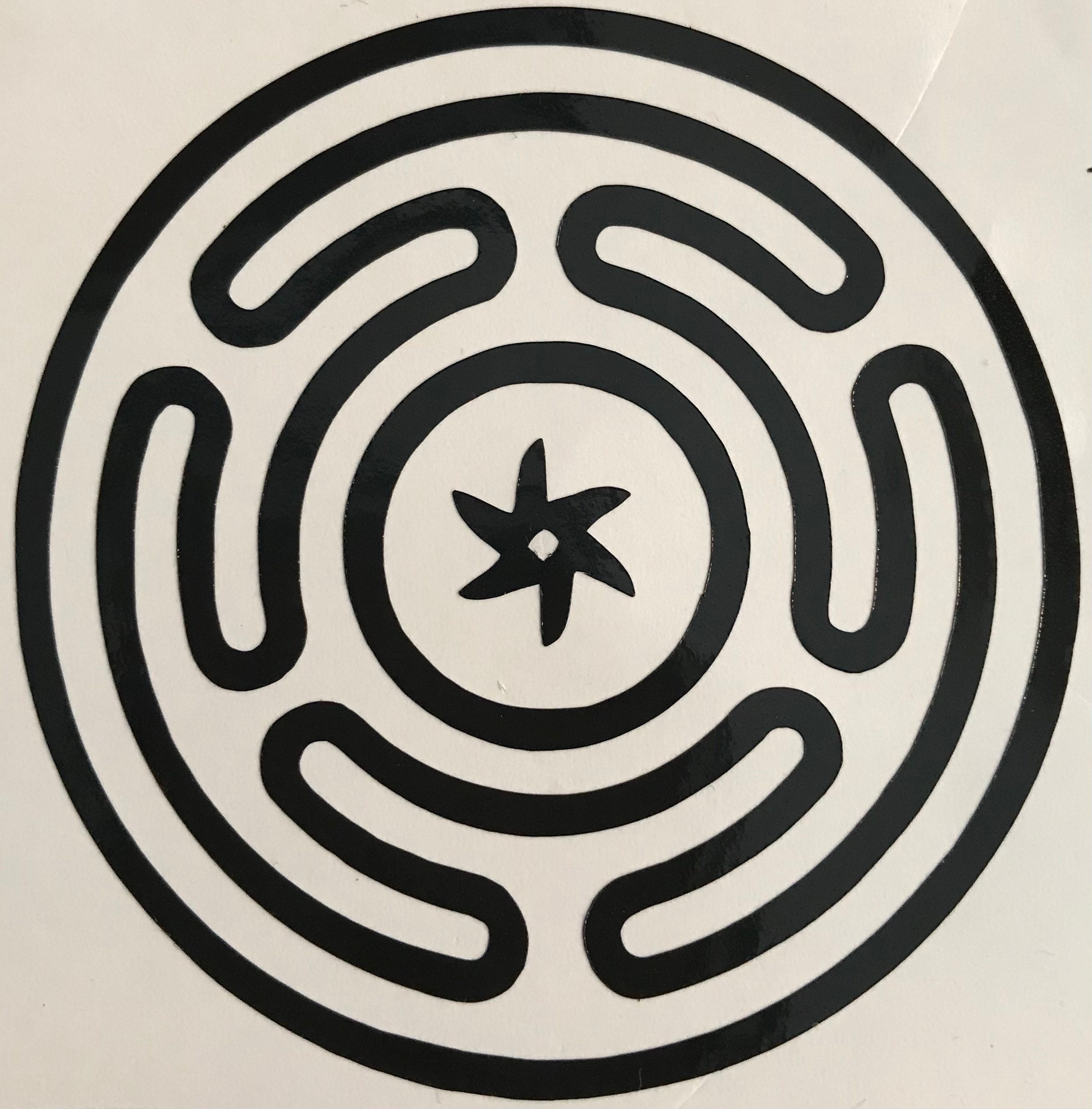 Hekates Wheel Decal/Sticker Symbol of rebirth and renewal. Etsy 日本