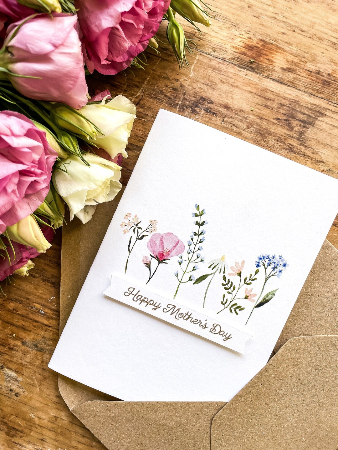 Wild Flower Personalised Banner Mother