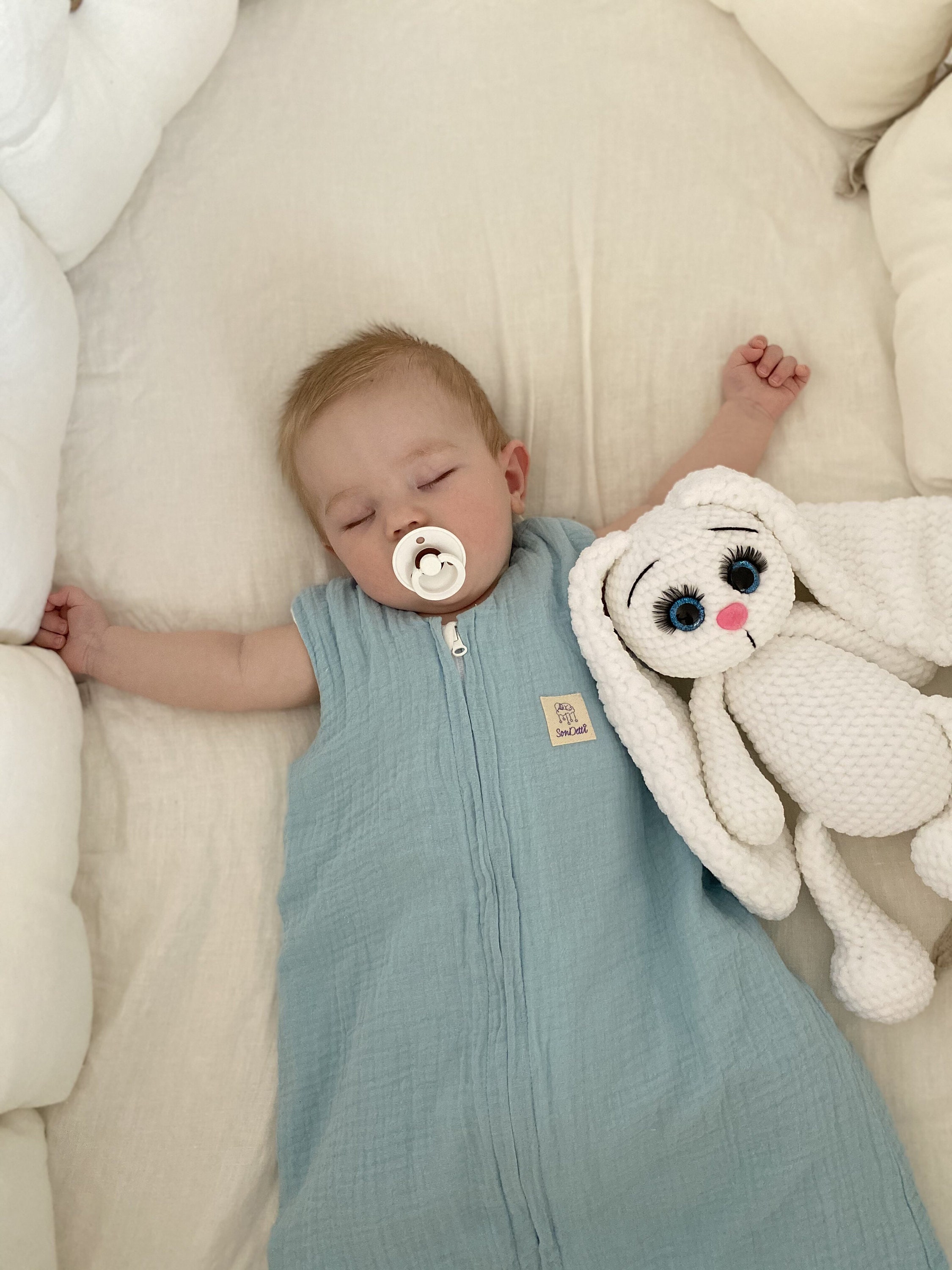 Muslin baby sleep sack personalized baby sleep bag Etsy