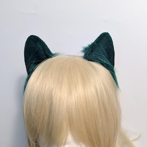 Wolf Ears | Kitten Ears | Realistic Faux Fur Ears | Headband Custom Ears