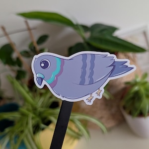 Pigeon Sticker Bird Vinyl Decal Laptops, Journals Pigeon Lover Gift