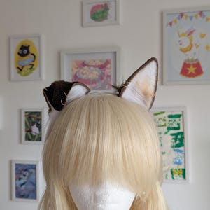 Puppy Ears Handmade Custom Dog Costume Headband Wolf Cosplay Ears