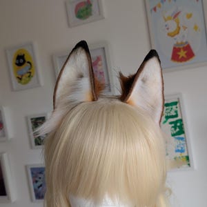 Fox Ears Handmade Custom Wolf Costume Headband Cosplay Ears