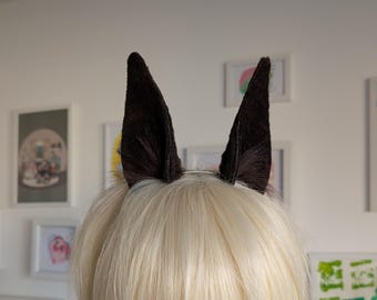 Ciemnobrązowe końskie uszy cosplay