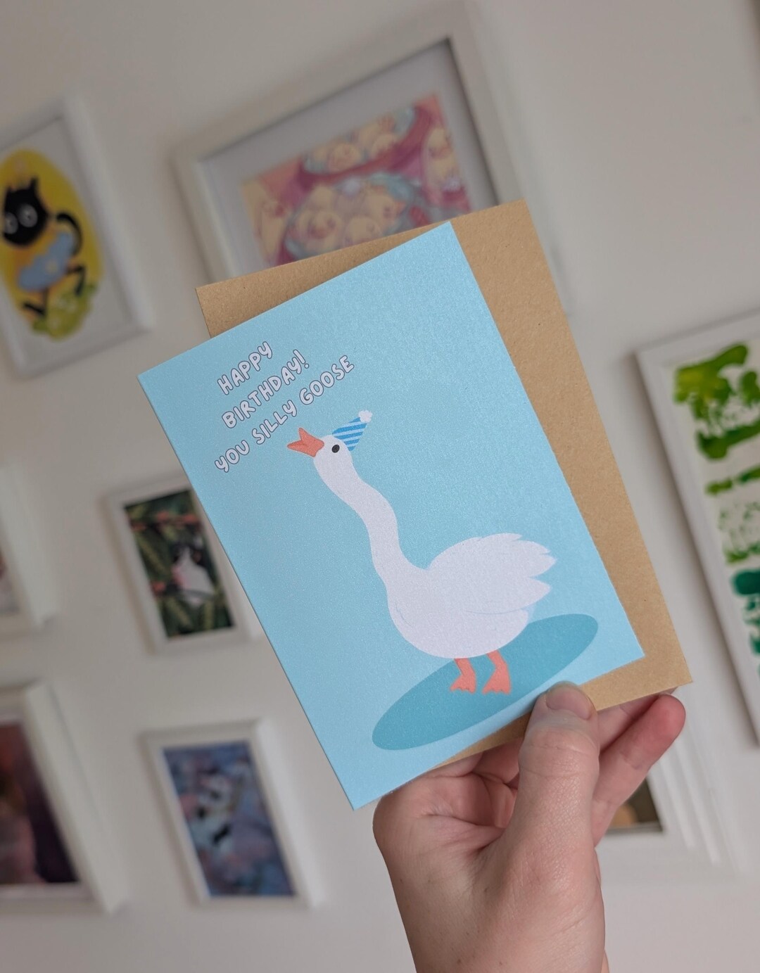 Silly Goose Birthday Greeting Card - Etsy