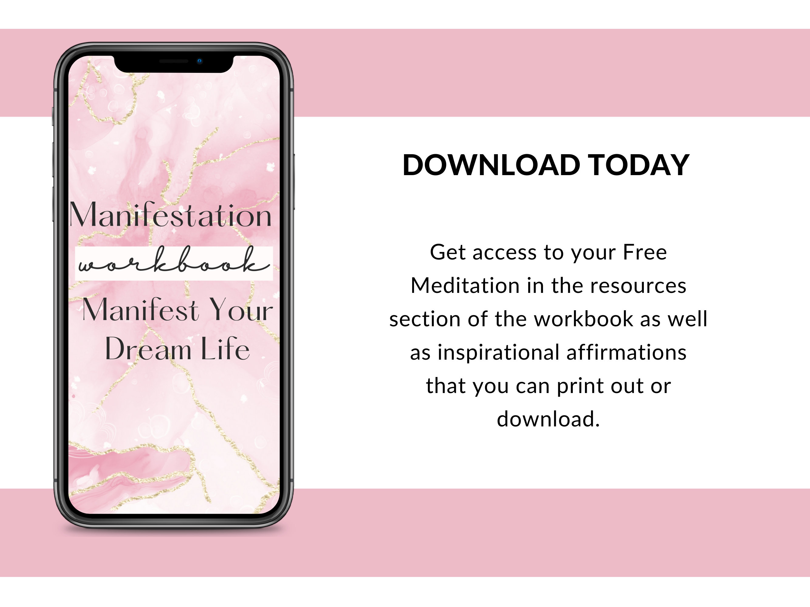 Printable Manifestation Workbook | Manifestation Guide | Law of ...