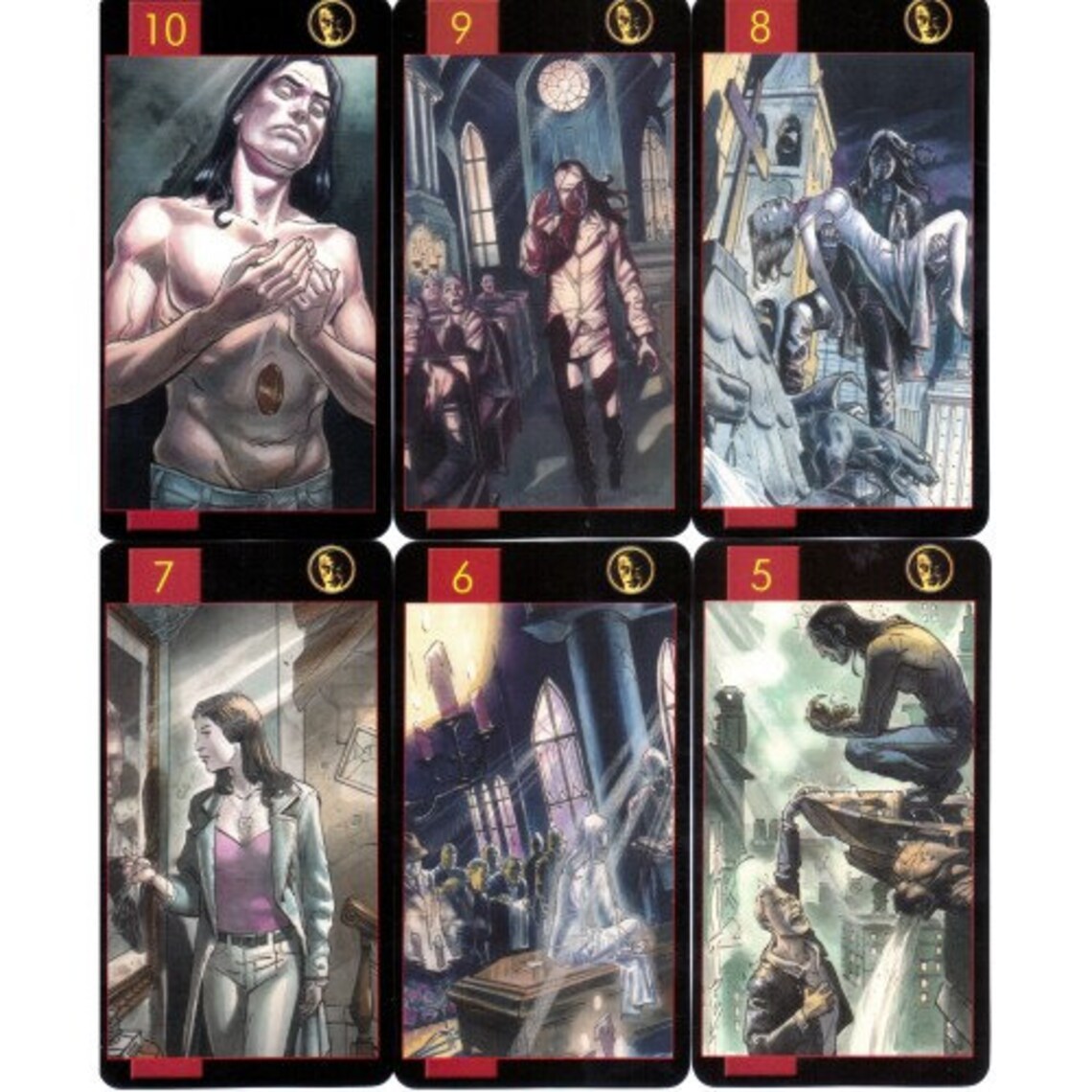 The Gothic Tarot of Vampires Oracle 78 Card Deck Manual in Etsy