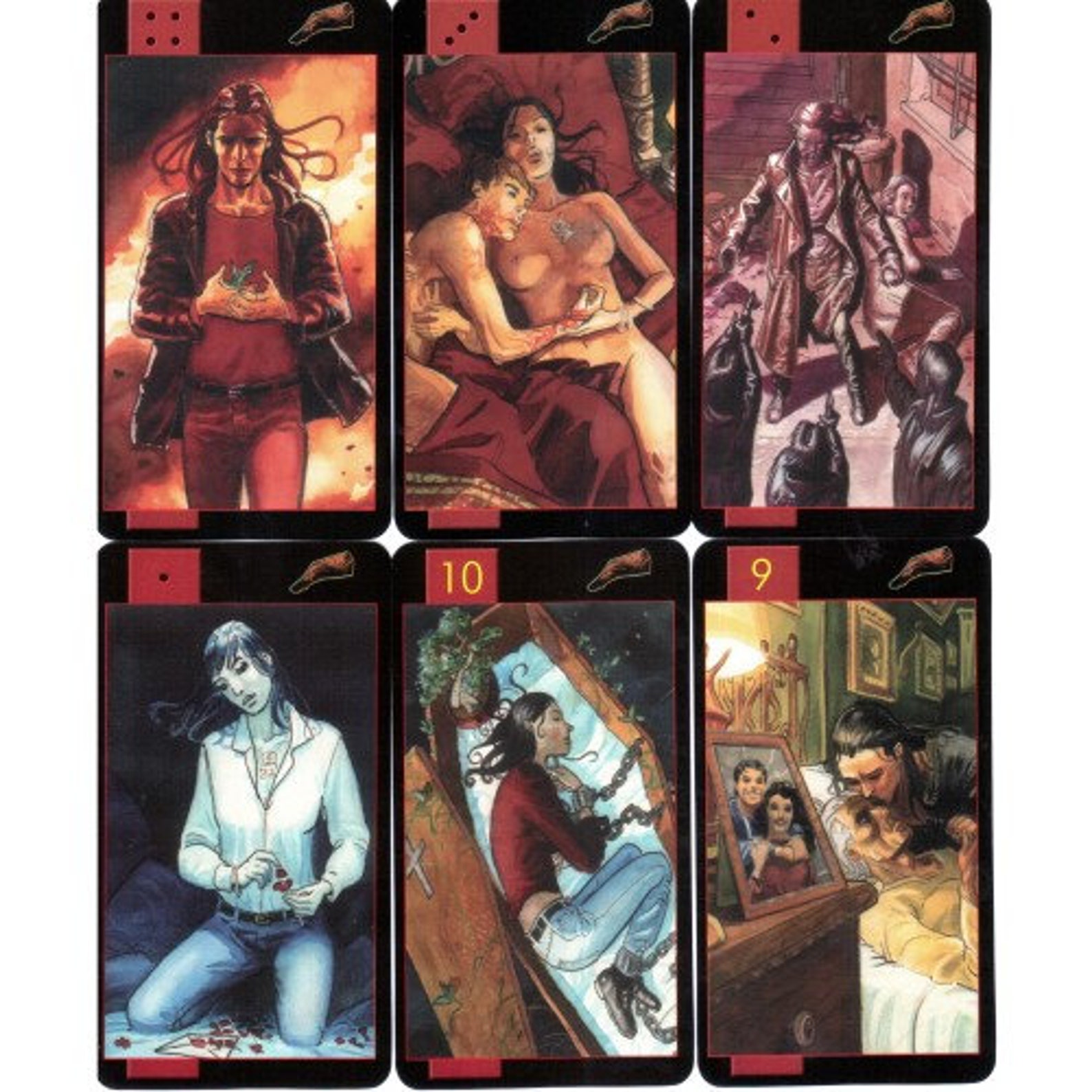 The Gothic Tarot of Vampires Oracle 78 Card Deck Manual in Etsy