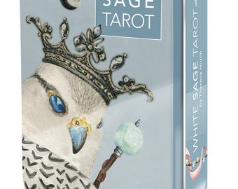 White Sage Tarot Cards Deck 78 Oracle Card Deck Witch Tarot Deck Tarot For Beginners Gift