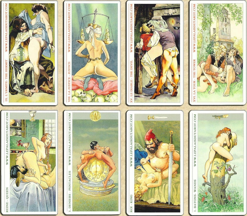 DECAMERON Tarot Oracle 78 Card Deck Sexual Erotic Gift image 2.