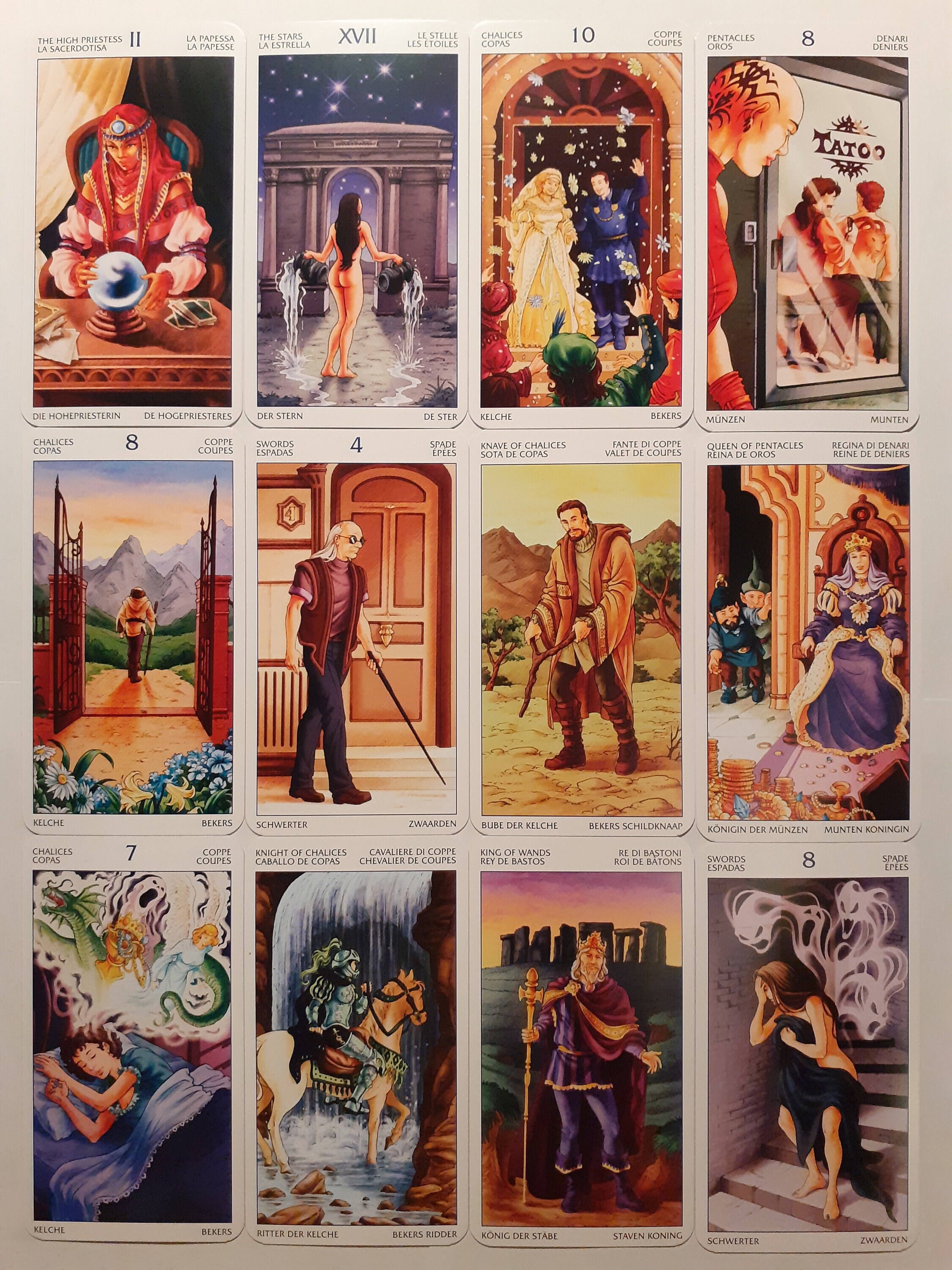 Tarot set 78 Doors Book 78 card deck English Russian Etsy