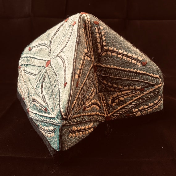 Vintage Uzbek National skullcap 40s