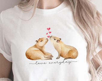 Capybara Shirt Rodent Shirts Funny Capybara Shirts for Women Men Kids Cute Mouse T Shirt , love capybara shirt, capybara graphic tshirt