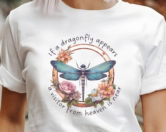Inspirational Dragonfly Shirt, Aesthetic Clothes, Motivational Tee, Insect Shirt, Womens Clothing, Nature Lover, Cottagecore  Shirt