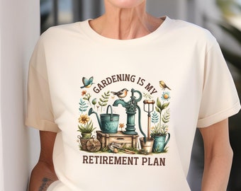 Retirement shirt,  Retirement Gift, Retirement Gifts For Women, Retired Shirt, For Women Retired Shirt,  Gardening Retirement Shirt, Vintage