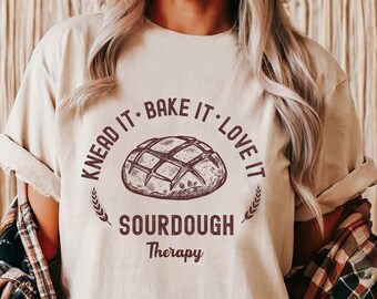 Sauerteigbrot Shirt, Brotbacken Shirt, lustiges Back-T-Shirt, Hausfrau Geschenk für Homeschool Mom, lustiges HomeSteading Shirt, Sauerteigbäcker