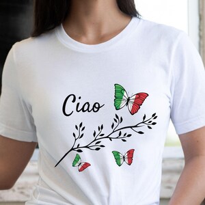 Ciao Shirt, Hello Italy, Italian Hello Shirt, Ciao Bella, Europe Travel Tee, Italy Shirt, Italian Style, Ciao Bella Shirt, Bella Ciao Shirt