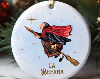 La Befana Ornament, Befana Christmas Ornament, Italian Christmas Witch Ornament, Italian Christmas Traditions, Italy Holiday Home Decor