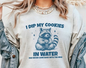 Retro Raccoon Shirt, Funny Western Trash Panda Tshirt, Retro 90s Graphic Tee, Weirdcore Meme Clothing, Oversized Shirt, Vintage Raccoon tee