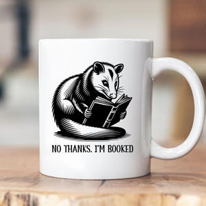 Opossum mug, possum mug, opossum lover gift, funny opossum mug, possum gift, animal lover mug, raccoon mug, vintage sarcastic opossum mug