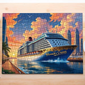 【新品】Disney 1000ピース Joyful Cruise Disneycruise Puzzle - Etsy