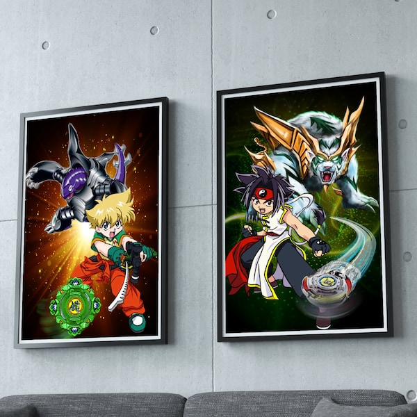 Beyblade Ray And Max A2 Poster Bundle