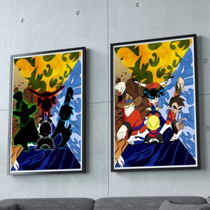 Xiaolin Showdown Dragon X Kumei And Dragon Orion Formation A2 Poster Bundle
