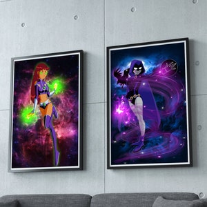 Raven And Starfire A2 Poster Bundle