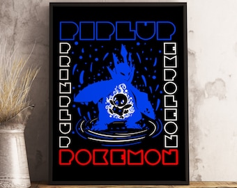 Piplup Evolution Poster