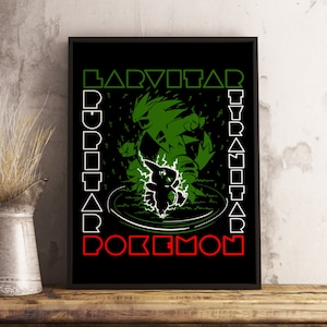 Larvitar Evolution Poster
