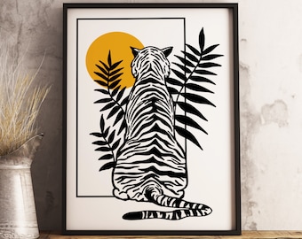 Tigerpflanzen Poster