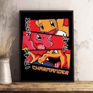 Charmander Evolution Poster