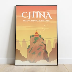 China | Huangshan Mountain Poster