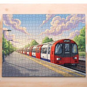 Puzzel van de Jubilee Line-trein | 1000, 500, 100 of 48 stukjes