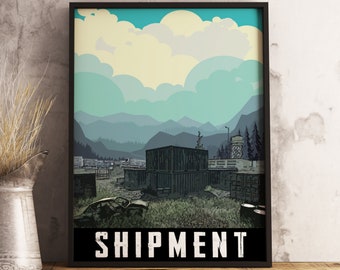 Shipment Map Poster