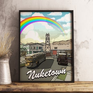 Póster original de Rainbow Nuke