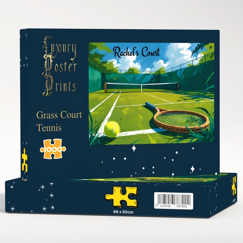 Tennis Puzzle Puzzles Etsy
