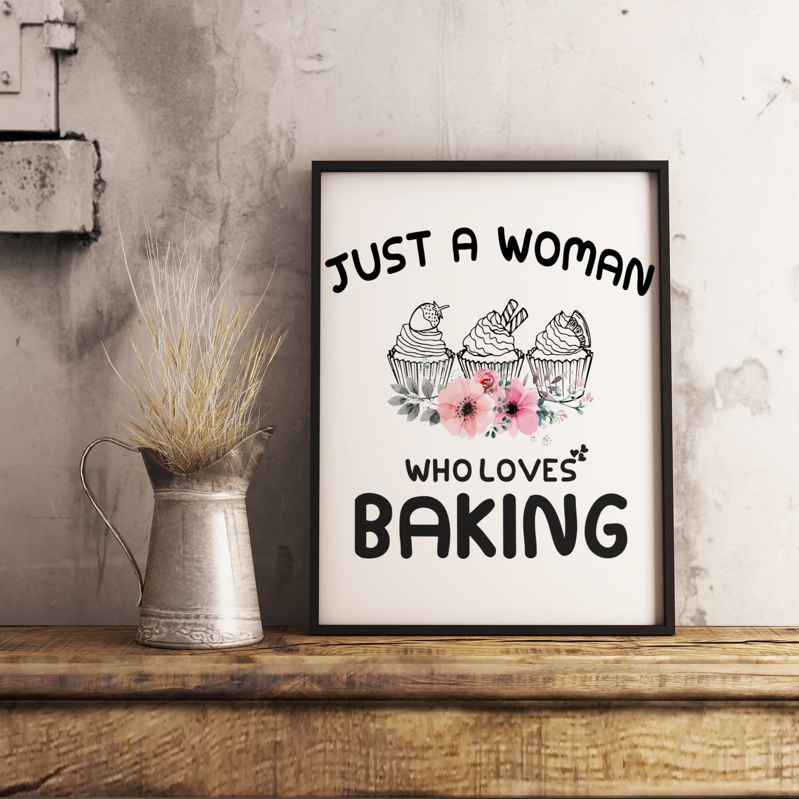 Baking Lover Poster Etsy