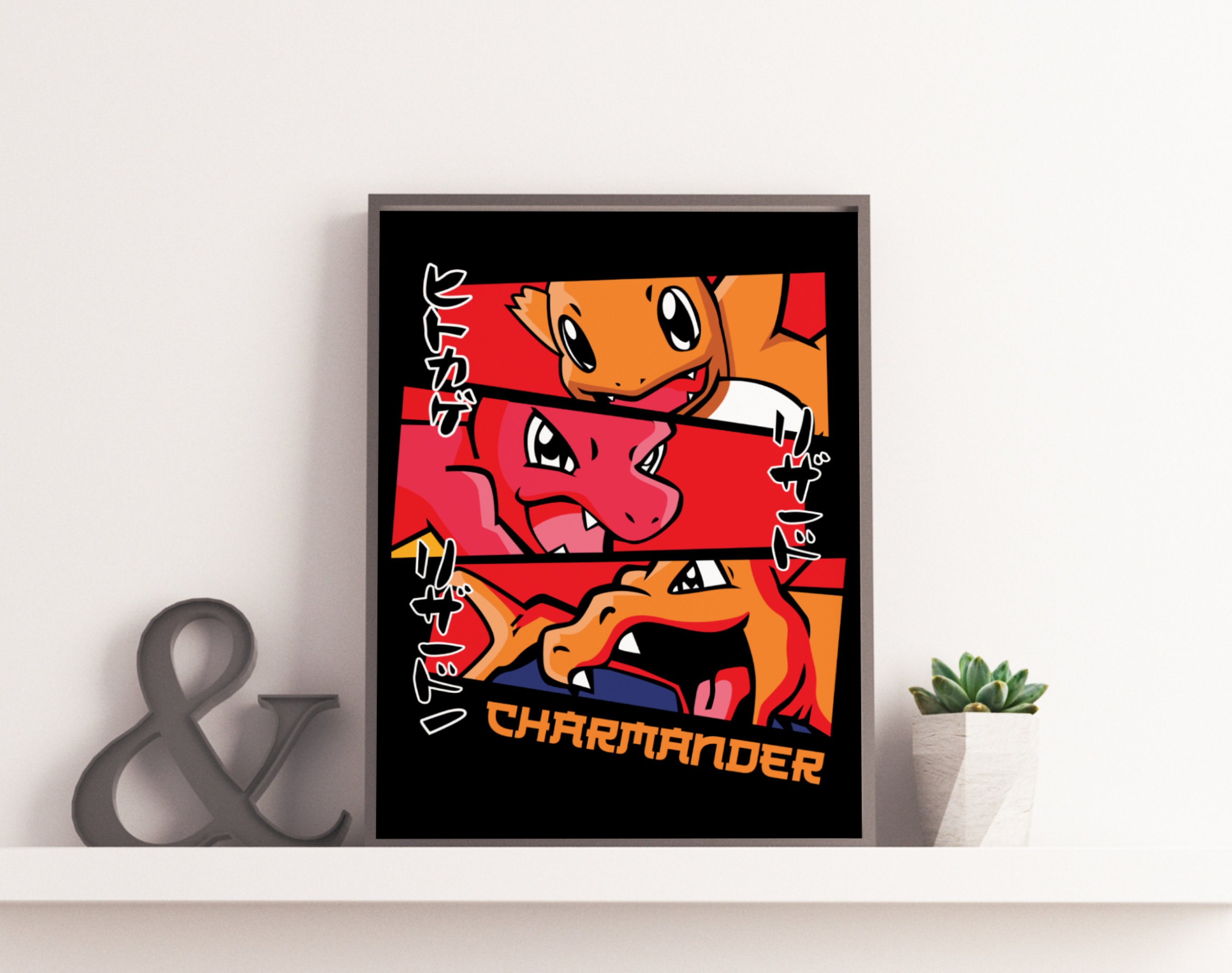 Charmander Evolution Poster - Etsy UK