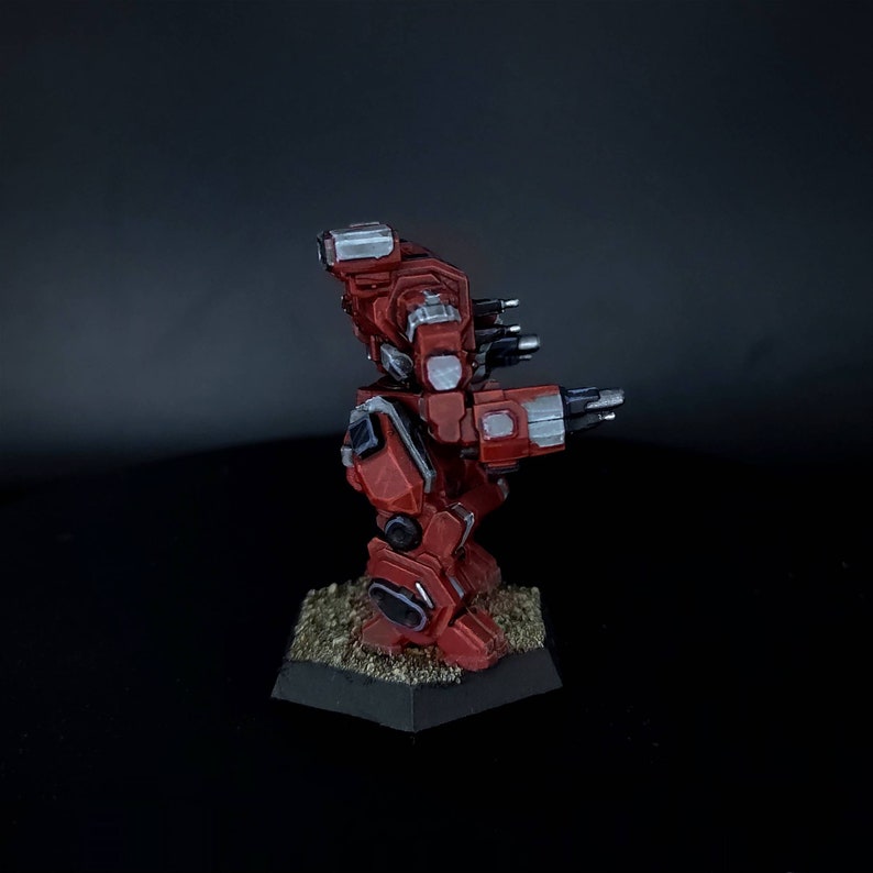 Loki hellbringer Battletech Mechwarrior Miniature Commission - Etsy