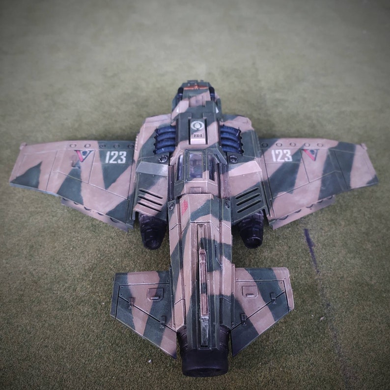 Imperial Navy Thunderbolt Heavy Fighter painted