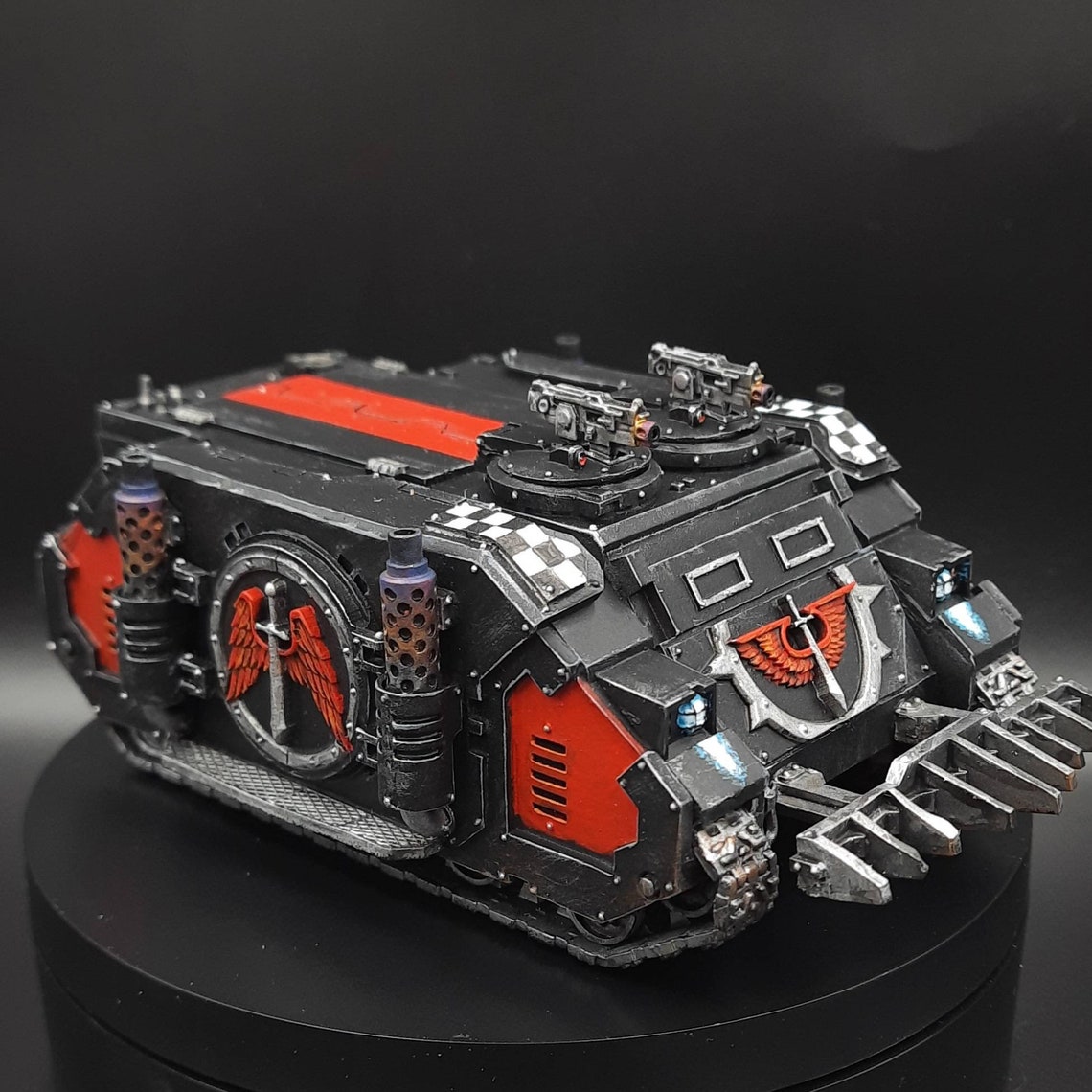 Deimos Pattern Rhino Commission Painted Etsy