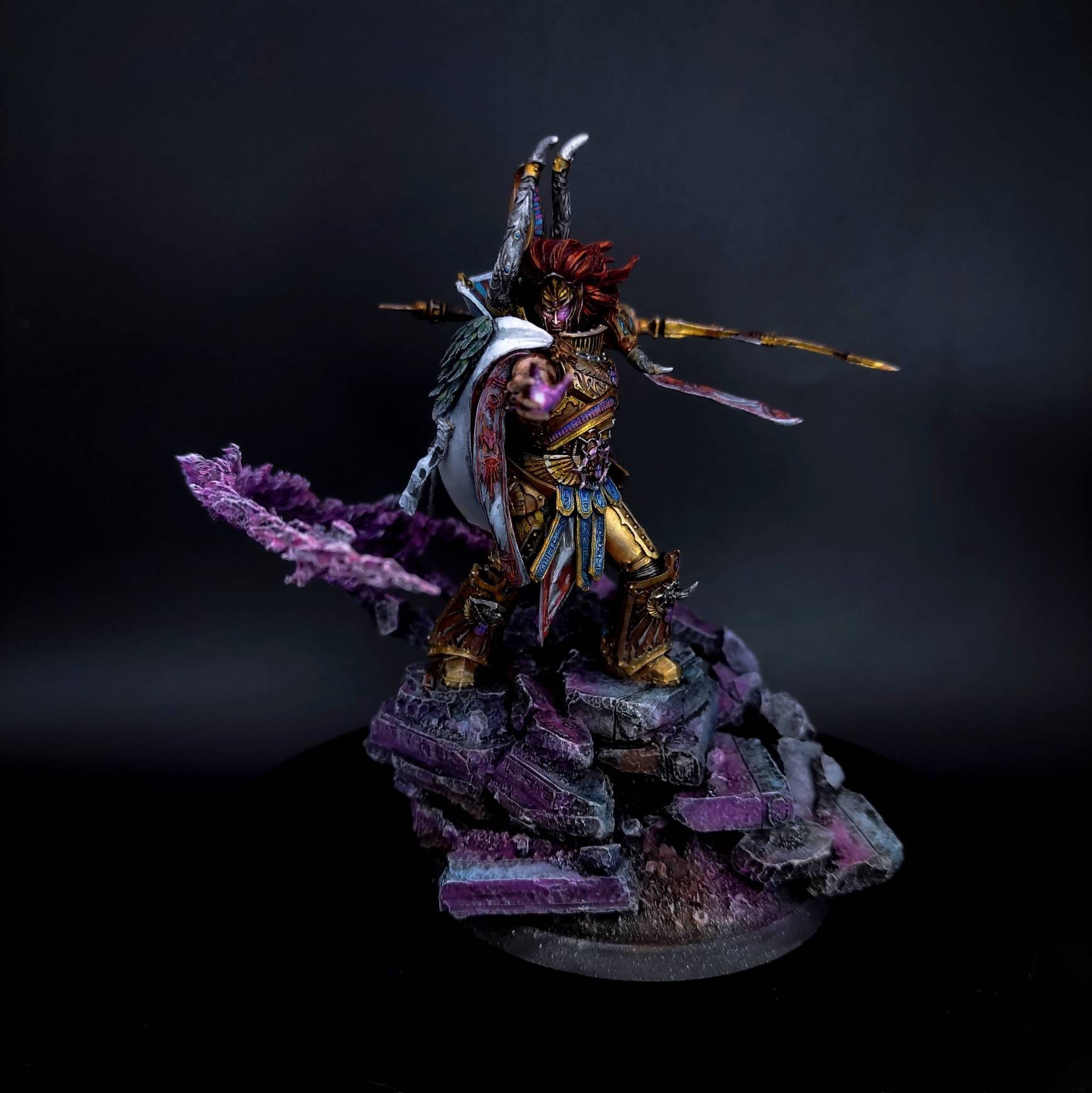 Magnus Daemon Primarch of Tzeentch Custom Painted Miniature 